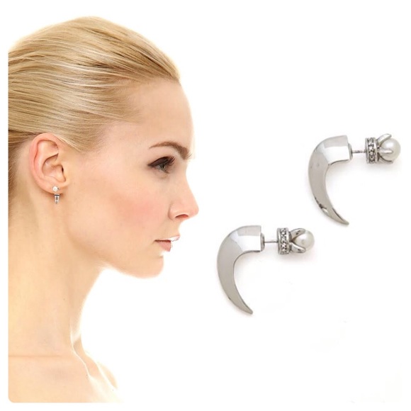 Rebecca Minkoff Jewelry - Rebecca Minkoff Reversible Claw Earrings NWOT